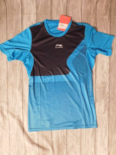 Li-Ning Shirt A243 (blau/schwarz)