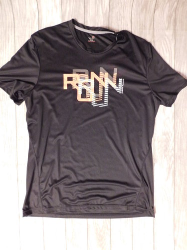 Li-Ning Shirt Run II (schwarz/rot)